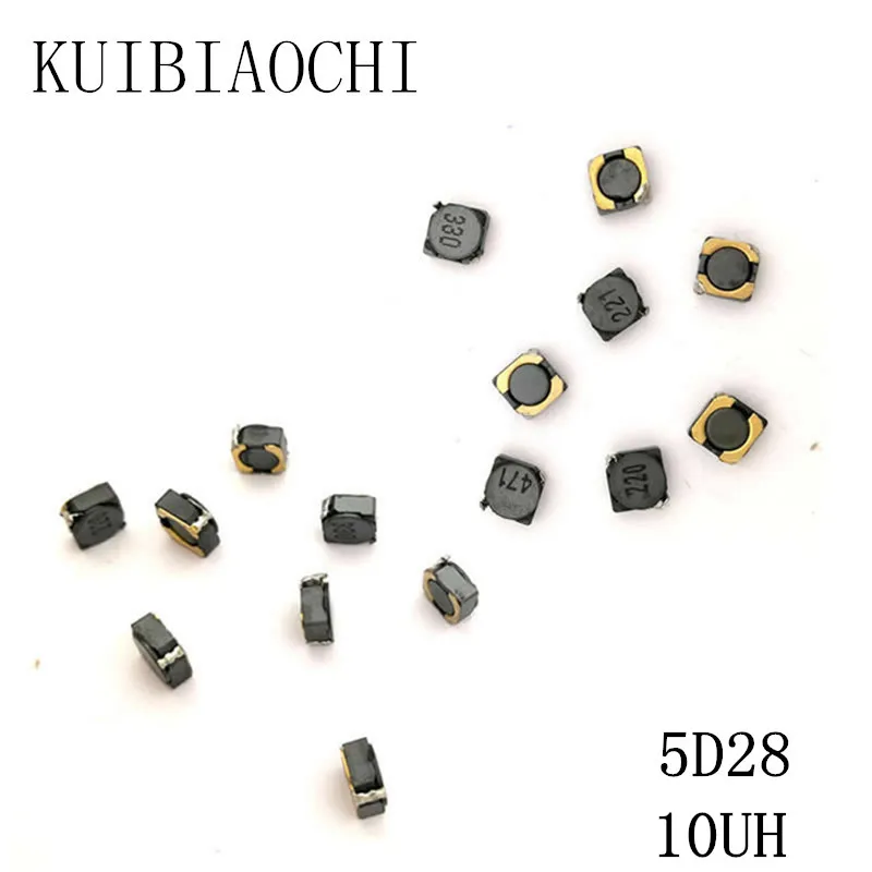 10 шт./лот SMD силовой индуктор CDRH5D28 10UH 100 6*6*3 мм экранированный обмоточный |