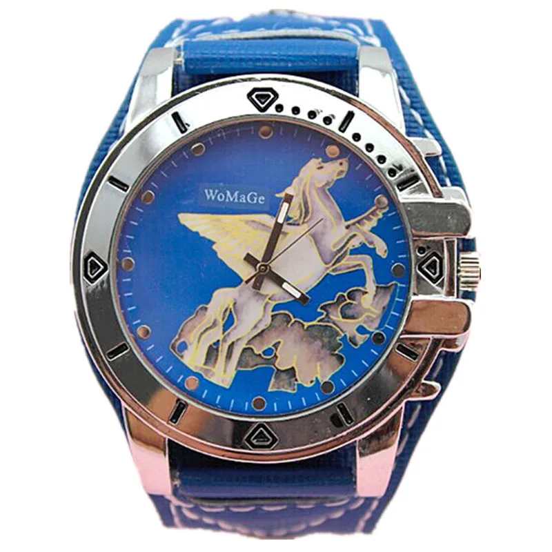 blue designer watch