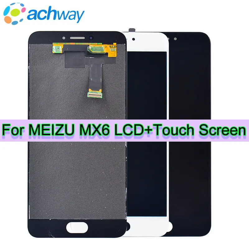 Для 5 дюймового Meizu MX6 ЖК дисплея со штативом с рамкой запасные части + Бесплатные