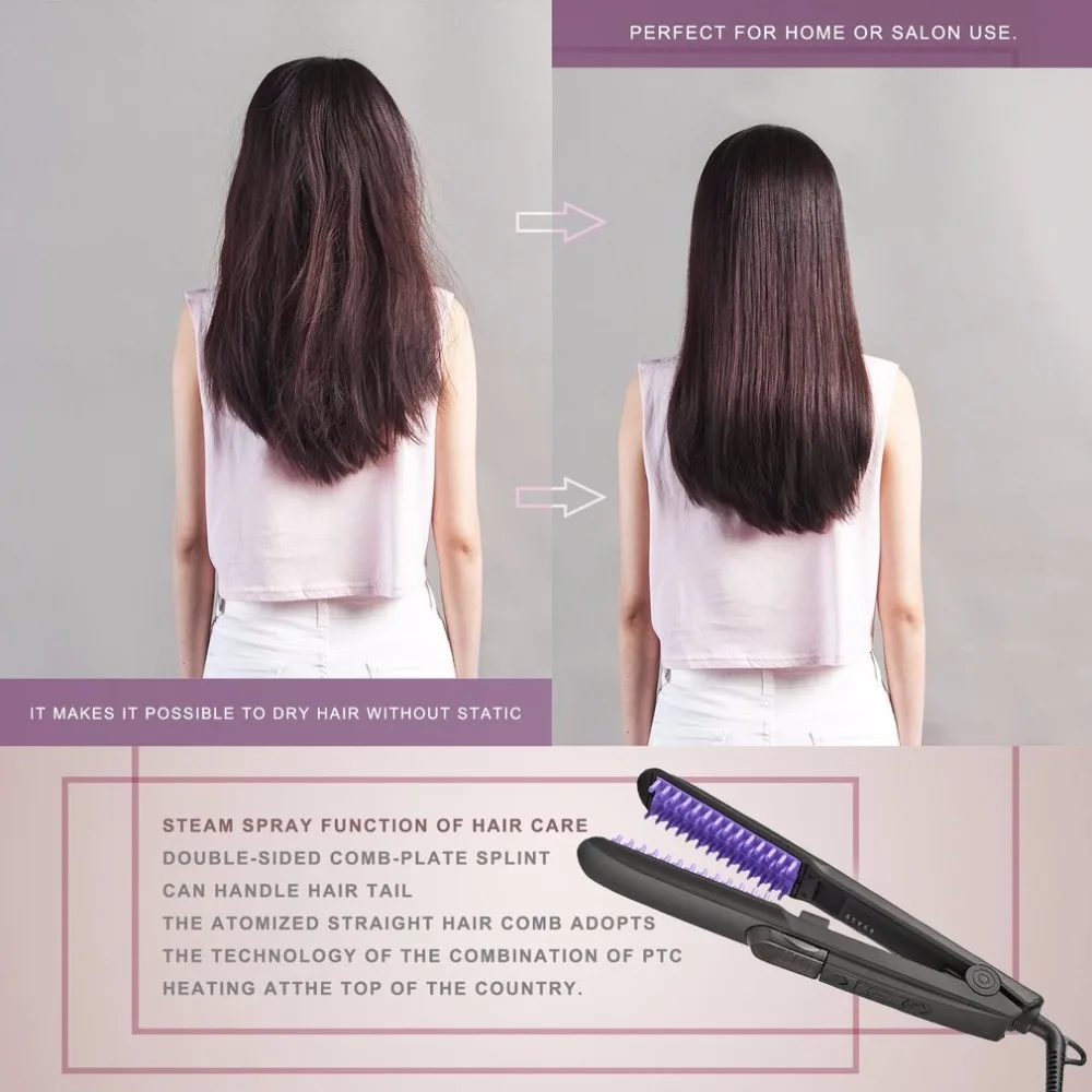 hair straightening spray at home