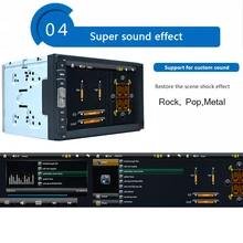 2 din " сенсорный экран автомобильный аудио плеер USB SD Bluetooth FM 2din в тире Поддержка камеры заднего вида