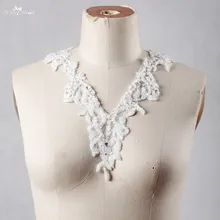 RSS17 реальные фотографии Yiaibridal на заказ съемный воротник для свадебного платья бисер аксессуар для шеи
