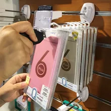 (100pcs/lot) 7 inch length white color steel fit for slatwall elegant retail security display hook and magnetic detacher (100pcs/lot) 7 inch length white color steel fit for slatwall elegant retail security display hook and magnetic detacher