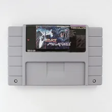 Космическая Megaforce 16 бит большая серая игровая карта для NTSC игровой плеер Прямая