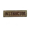 Patch de broderie instructeur patchs décoratifs militaires tactiques Appliques de Combat emblème de boucle de crochet insignes brodés ► Photo 1/4