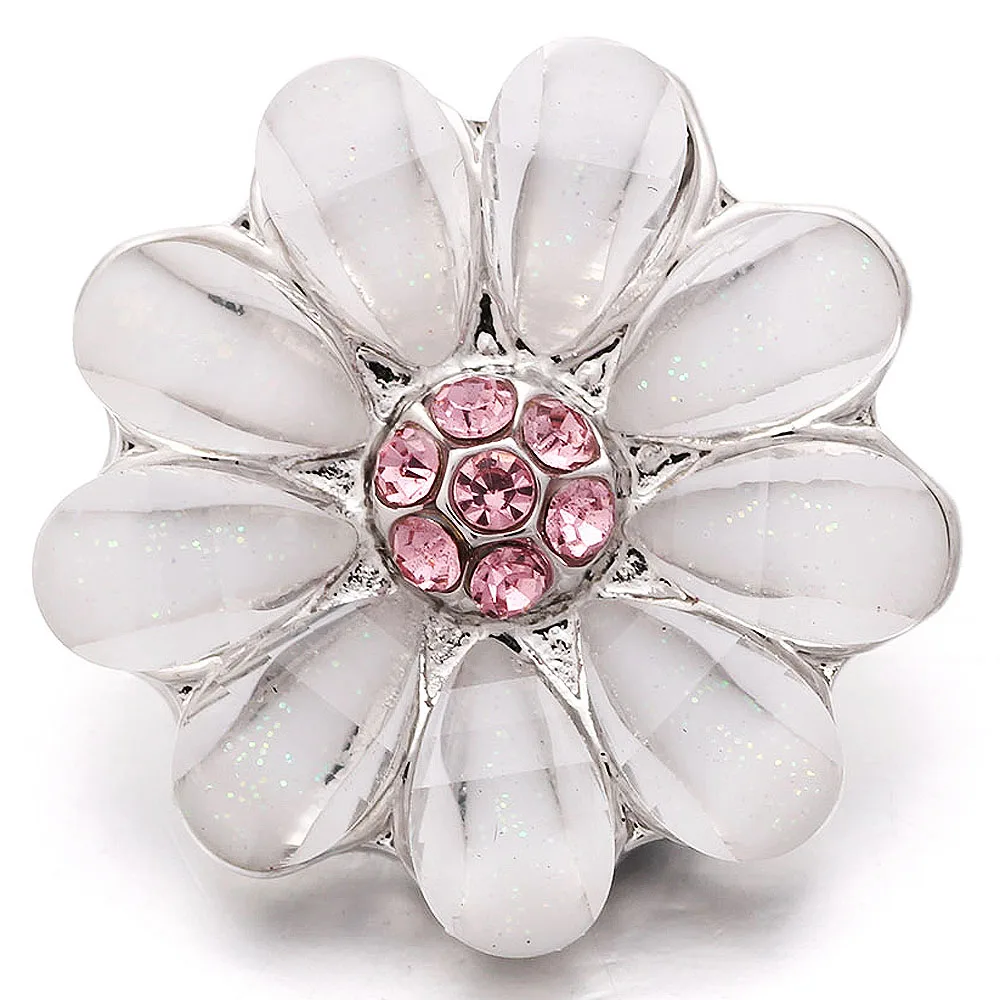 new Snap Jewelry Metal Charms Rhinestone buttons jayna ginger snaps fit Snap Buttons Bracelet