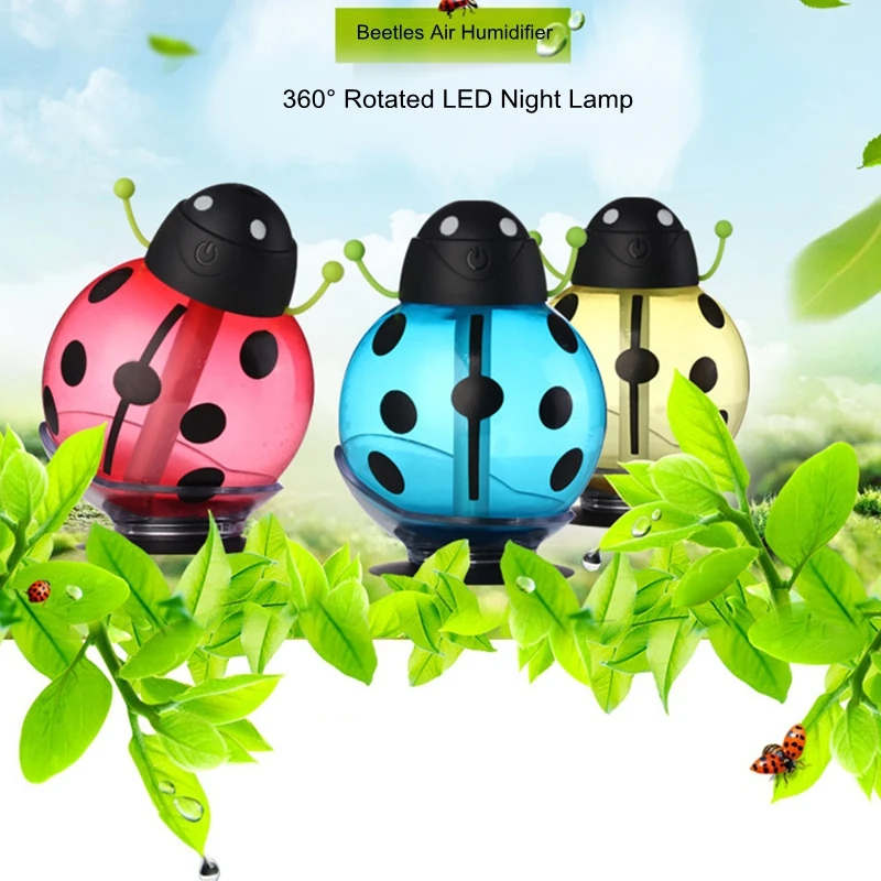 Portable USB Beetles Air font b Humidifier b font LED Night Light Home font b Car