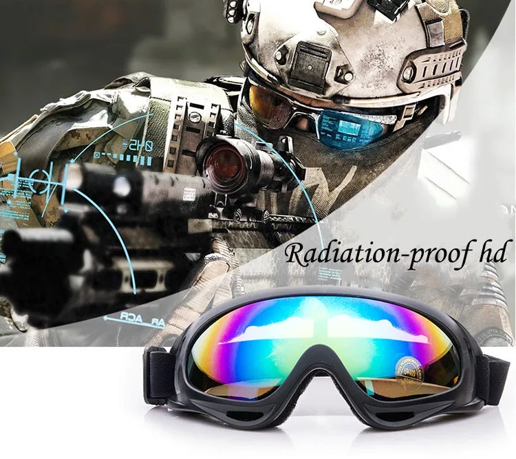 Outdoor protective goggles X400 cross-country ski goggles glasses goggles outdoor wind cycling goggles glasses helmet