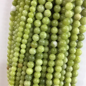 

Natural Canadian Jade / B.C Jade / Nephrite Jade Loose Round Beads 4mm 6mm 8mm 10mm 12mm Green Natural Gemstone Good Stone Gift