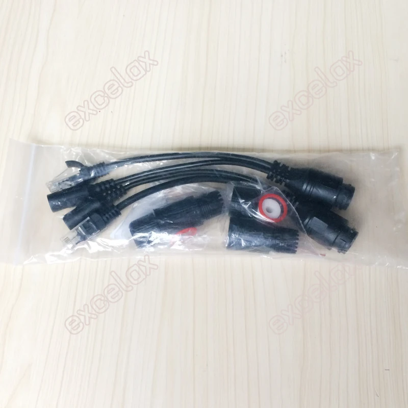 RJ45 PoE инжектор мама DC12V Входной разъем штекер питания по Ethernet Открытый