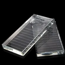 2 Pairs/Pack eyelash extension supplies 2 in 1 Crystal adhesive holder false eye lashes Pallet Stand Pad glass pallet 2 Pairs/Pack eyelash extension supplies 2 in 1 Crystal adhesive holder false eye lashes Pallet Stand Pad glass pallet