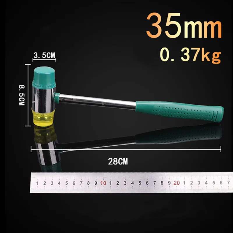 Steel pipe handle mounting hammer Small rubber hammer Machinist hammer Hammer head 25 30 35 40MM W0180ABC Steel pipe handle mounting hammer Small rubber hammer Machinist hammer Hammer head 25 30 35 40MM W0180ABC
