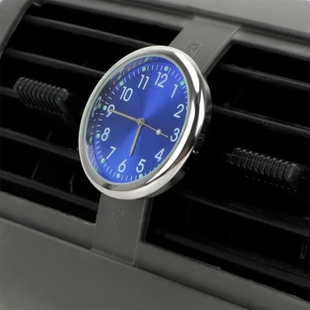 

LEEPEE Quartz Clocks Car Electronics Analog Watch Auto Accessories Car Clock Luminous Ornaments Air Outlet Decoration