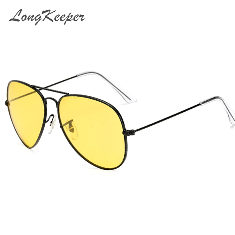 Longkeader, для влюбленных, поляризационные, дневное и ночное видение, очки с желтыми стеклами, для вождения, солнцезащитные очки, мужские, фирменный дизайн, лягушка, очки