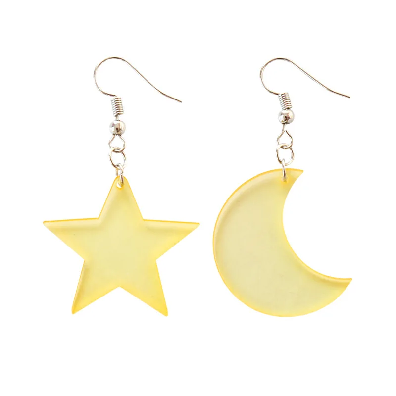 

Cute Japanese Comic Icon Princess Earrings Acrylic Sailor Moon Star Earrings For Women Girls Cosplay