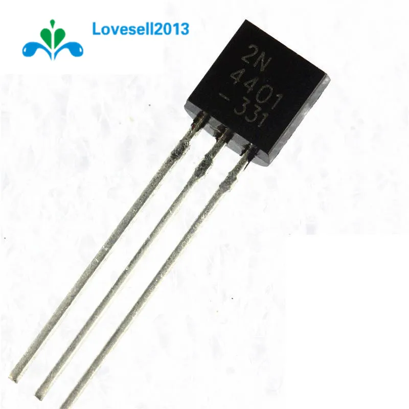 

20Pcs 2N4401 NPN 40V 600mA TO-92 Transistor