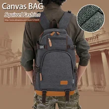 Eichhörnchen mode leinwand männer tägliche reise duffle rucksäcke für laptop Koreanischen stil vogue hipster vielseitig jugend schultasche