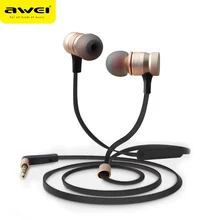 Awei ES 70TY 3 5mm Aux font b Audio b font In Ear Earphone Metal Heavy