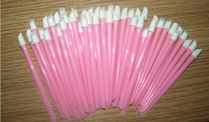 

50pcs wholesale BRIGHT PINK COLOR,98mm LENGTH,PLASTIC nail cuticle pushers,nail tools!