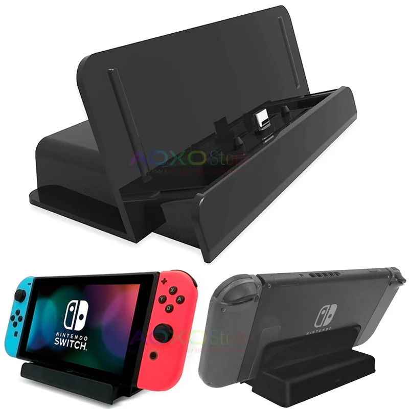 

USB Type C LED Charger Dock Docking Station Charging Cradle Stand for Nintendo Switch NS Adapter in retail Box
