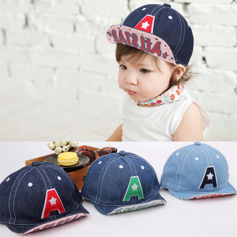 Fashion Baby Clothing Kids Sun Hat Cartoon Letter Casual Cap 2017