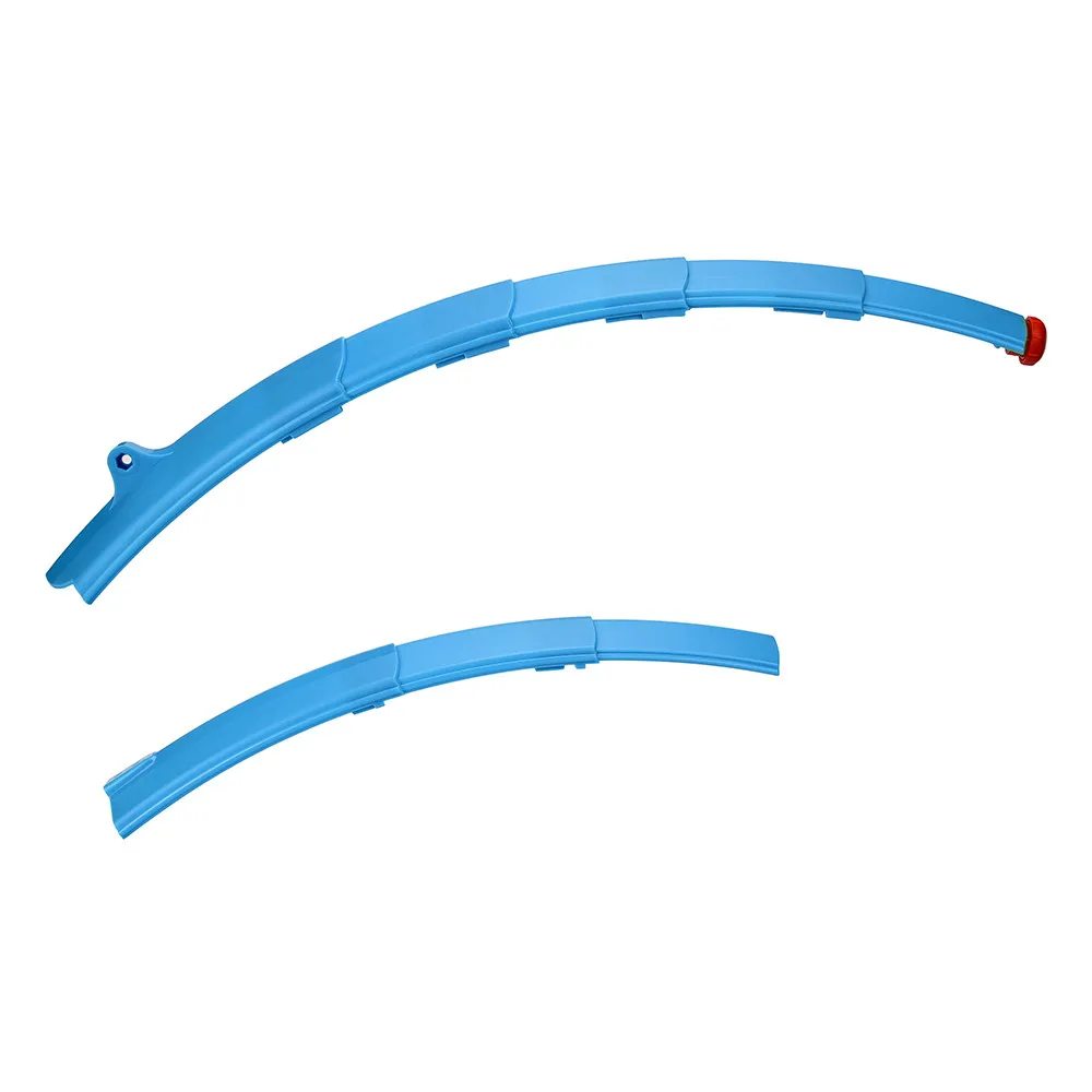 Mountain Bike Fenders Set Retractable Front Rear Mudguards With Tail Light Sports Outdoors Interior Design Soft Plastic #4S05 (46)
