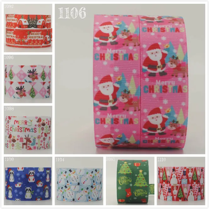 

10yards - different size -CHRISTMAS ribbon -Christmas tree/Santa Claus/Snow/Snowman,green grosgrain ribbon/satin ribbon