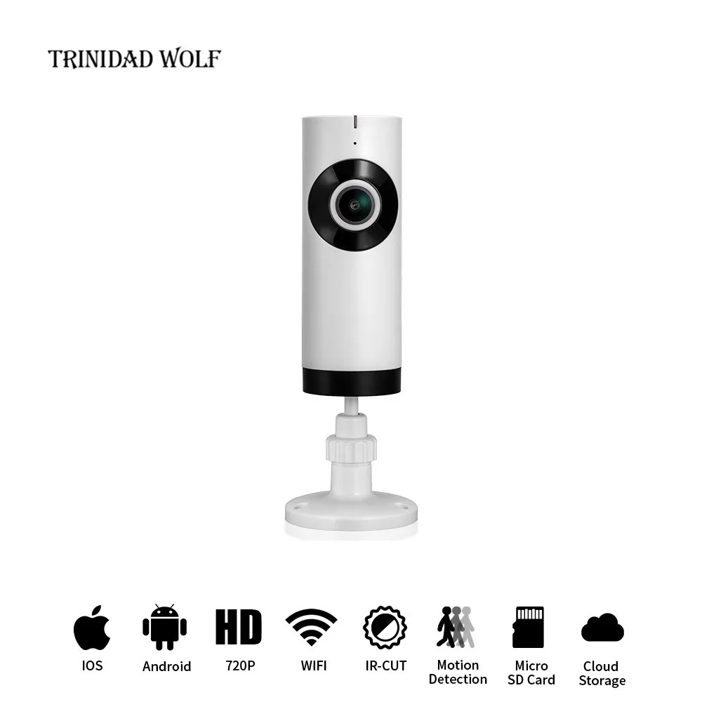

Home Security IP Camera 720P WiFi Network 185 Degree Panoramic Camera Wireless Baby Monitor Mini Camera IR Cut CCTV Surveillance