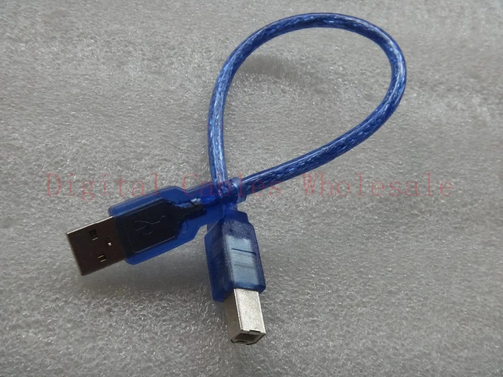 Желтый нож 30 см 0 3 м 5 USB 2 кабель для принтера тип A штекер типа B мужское двойное
