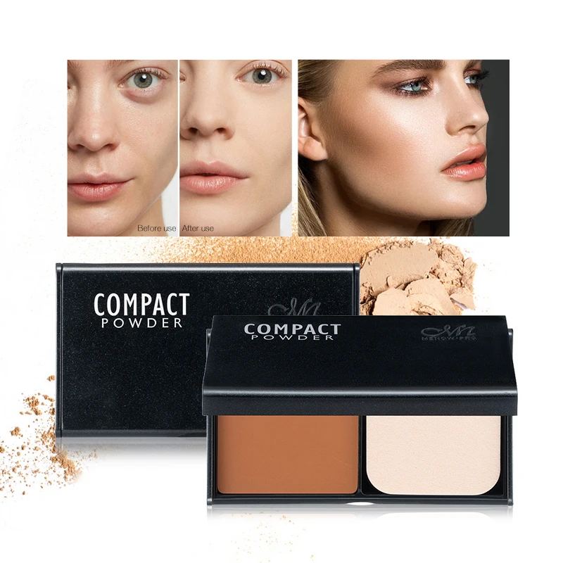 

Menow 16Colors Make Up Bronzer Face Base Pressed Powder Matte Concealer Contour Palette Whitening