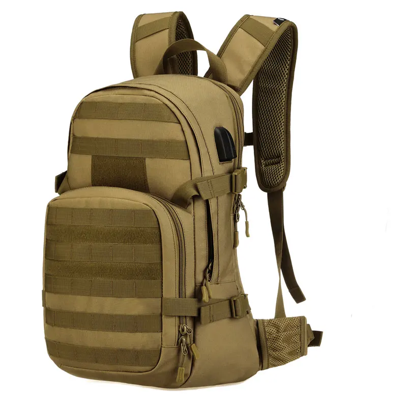 

Protector Plus USB Charging Outdoor Backpack Waterproof Cycling Backpack Military Tactical Backpack Climbing Rucksack Travel Bag