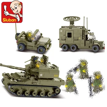 

Sluban 0308 576Pcs city army 3D blocks Educational model & building toys hobbies for children gifts Compatible With Toys