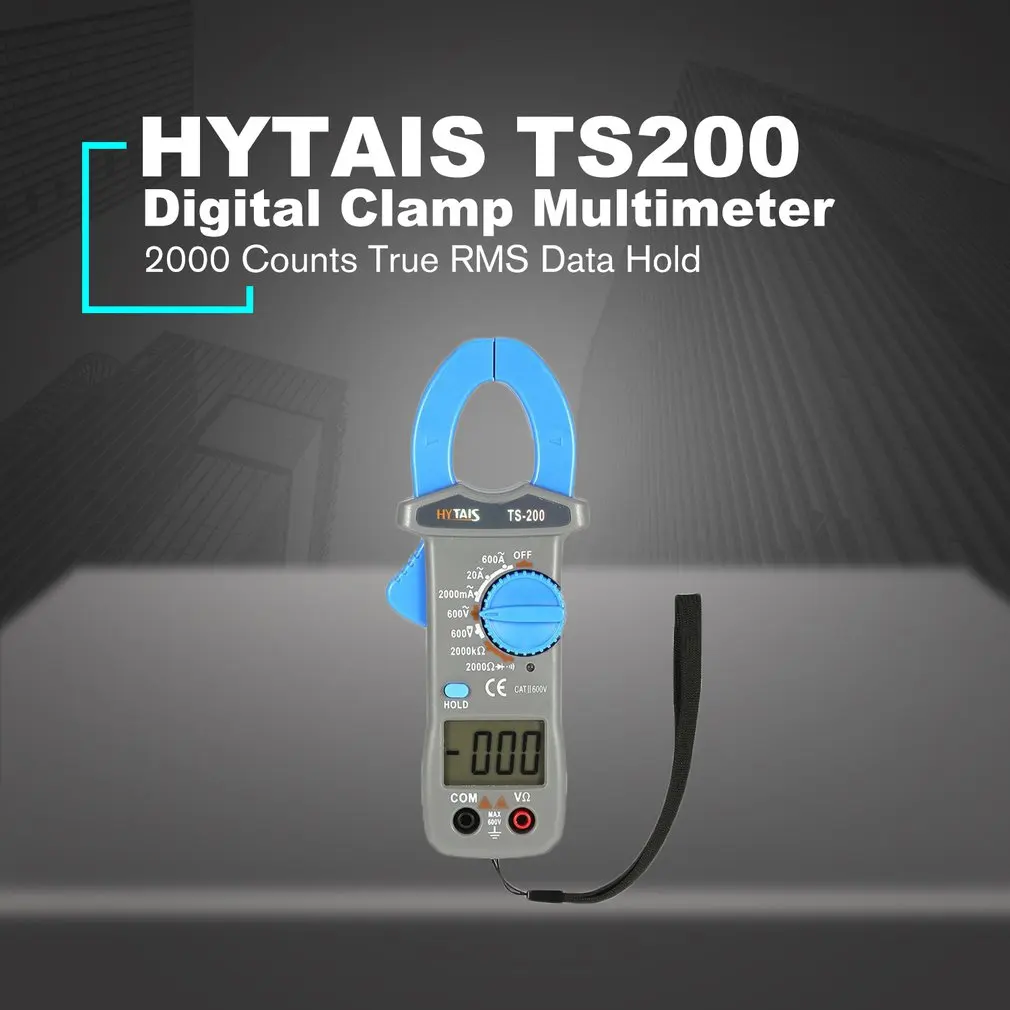 Цифровой мультиметр HYTAIS TS200 измеритель напряжения тока сопротивления тестер