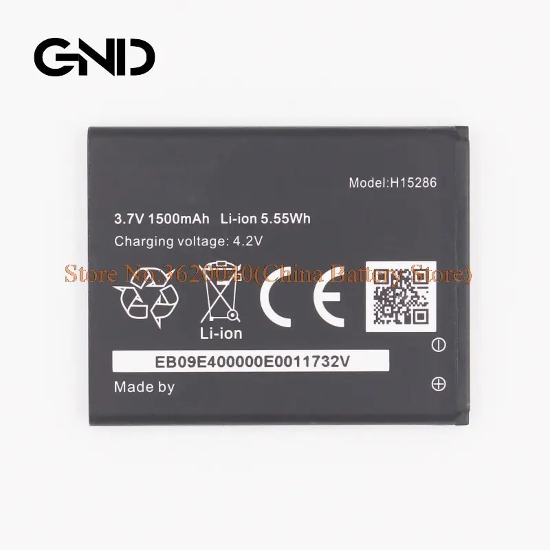 GND 3 7 V 1500mAh/5 55 Wh H15286 Сменный аккумулятор для смартфона Haier w627|Аккумуляторы
