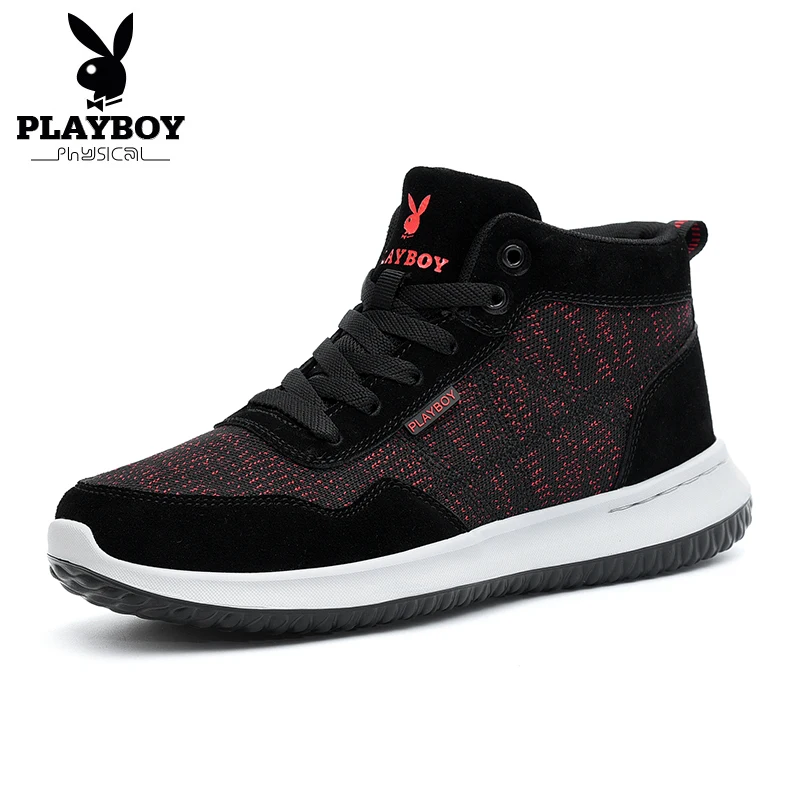 PLAYBOY новые брендовые зимние ботинки для мужчин Плюшевые Теплые повседневные на