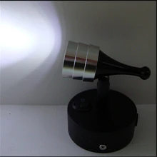 3 года гарантии 1 Вт/3 Вт подзарядка светодиодная точечная лампа, аккумуляторная батарея беспроводная подсветка витрины, переключатель черный 360 градусов свадебный свет