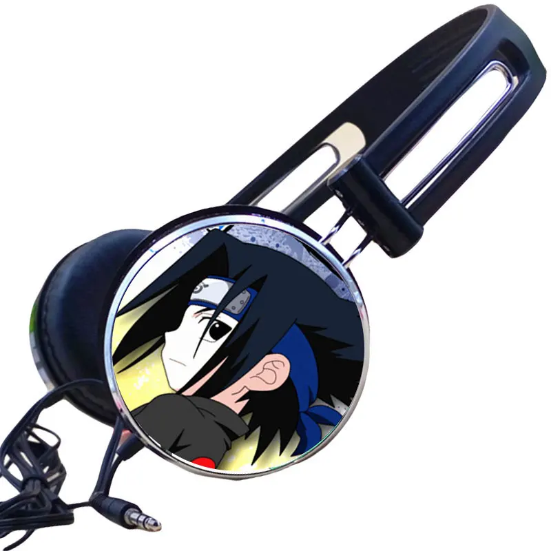 Hokage Uchiha Sasuke аниме наушники игровая гарнитура шумоподавление стерео наушники для мобильного телефона Mp3 плеер
