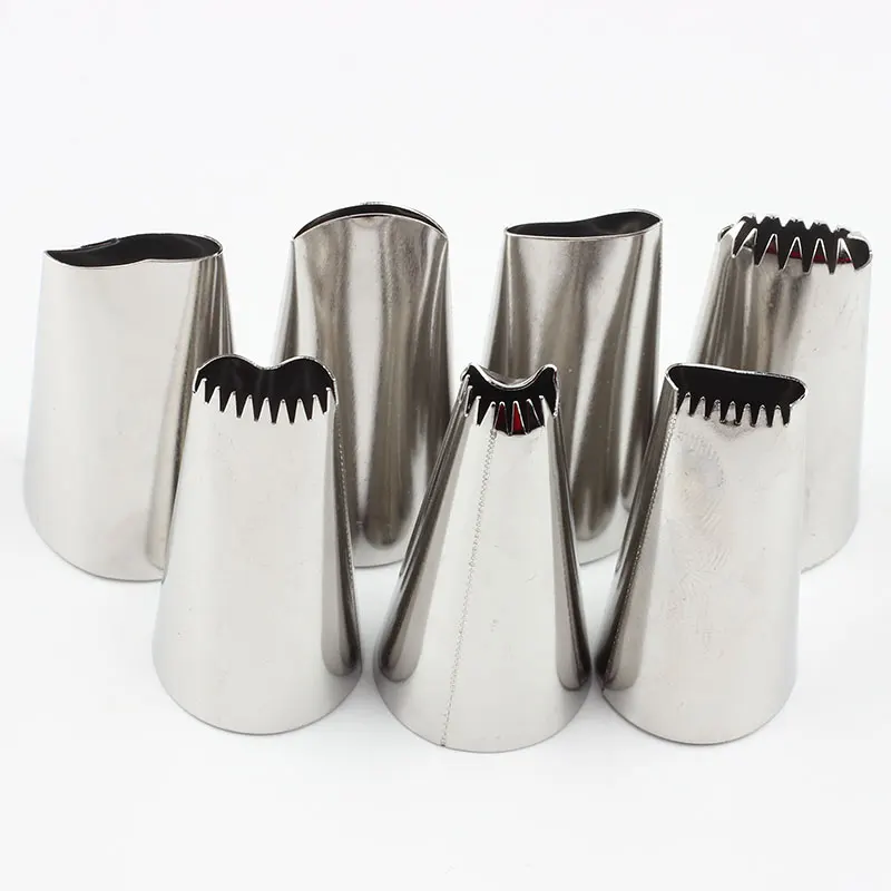 7 шт./компл. глазурь окантовка сопла из нержавеющей стали для украшения тортов