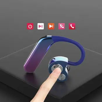 

X6 Wireless Bluetooth Earphone TWS Dual Stereo Hanging Ear Bluetooth 5.0 Headset Sports Waterproof Double Moving Ring Earbuds