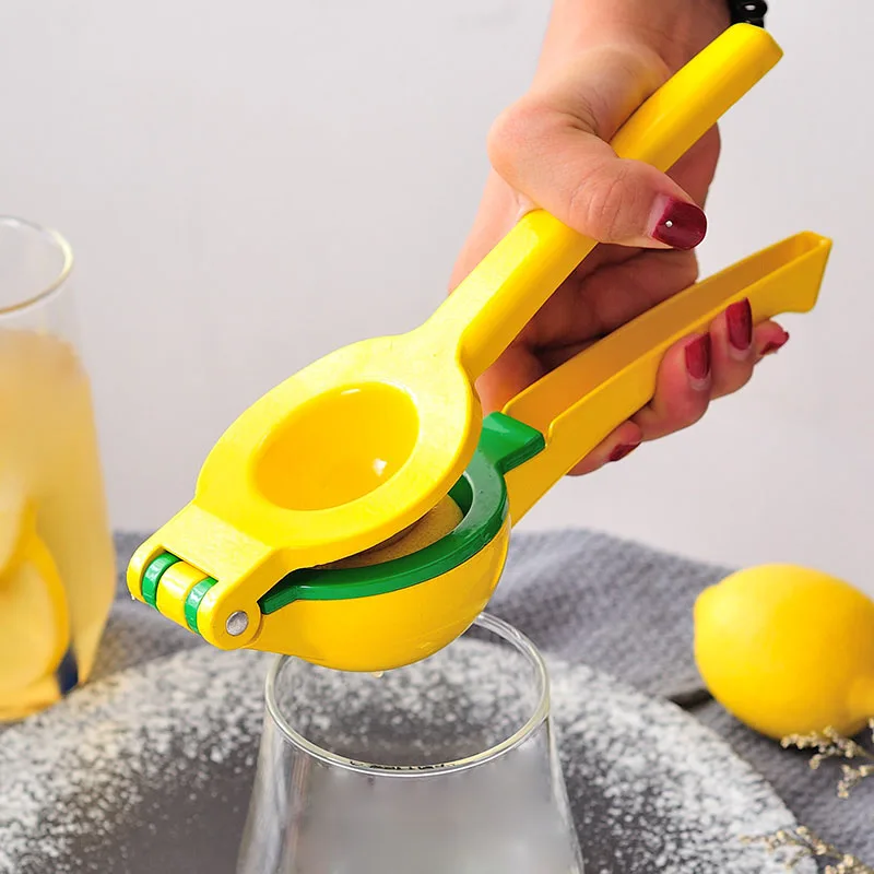 

Multifunctional Lemon Juicer 2 in 1 Hand Held Aluminum Alloy Lemon Orange Citrus Squeezer Press HY99 DC28