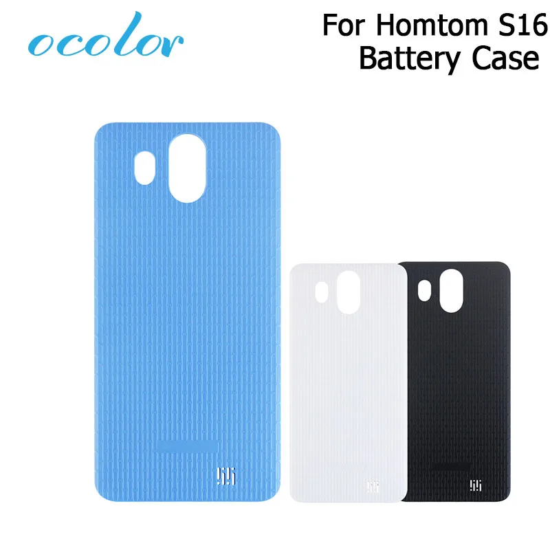 Ocolor для Homtom S16 чехол аккумулятора 5 дюймов цветной задней крышки подходит замены