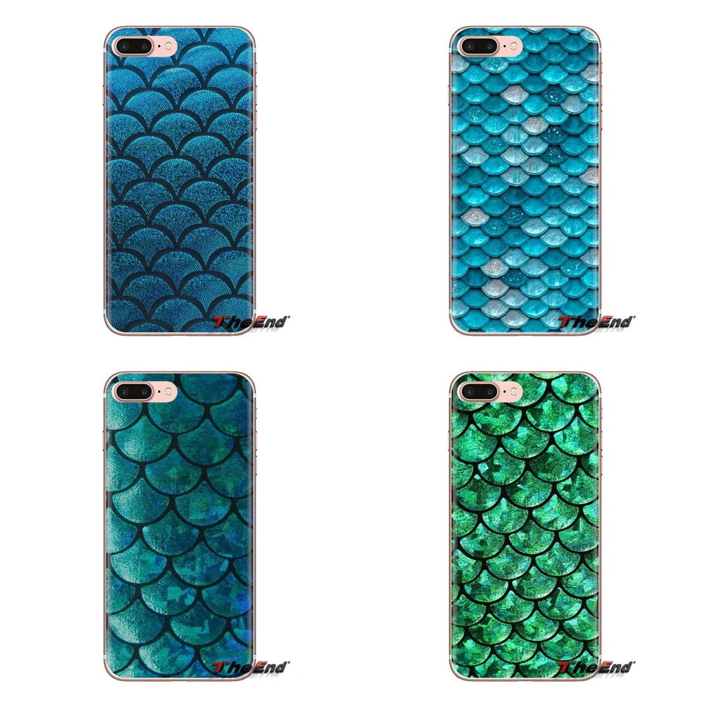 light turquoise sparkling scales TPU Shell Cover For Huawei G7 G8 P7 P8 P9 P10 P20 P30 Lite Mini Pro P Smart Plus 2017 2018 2019 |