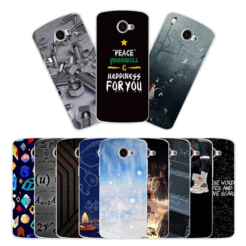 5 0 дюймов для LG K5 полная защита силикон письма Обложка K 5X220 X220DS чехол Clear мягкие TPU