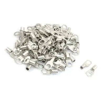 

5.5mm Inner Tube Dia 6 AWG Non Insulated Ring Crimp Terminals 200 Pcs