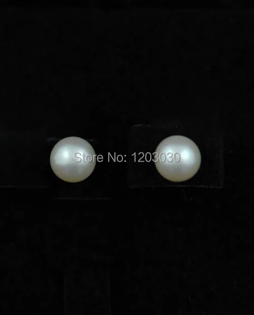 Meljun top selling round simple style classic pearl stud earring | Украшения и аксессуары