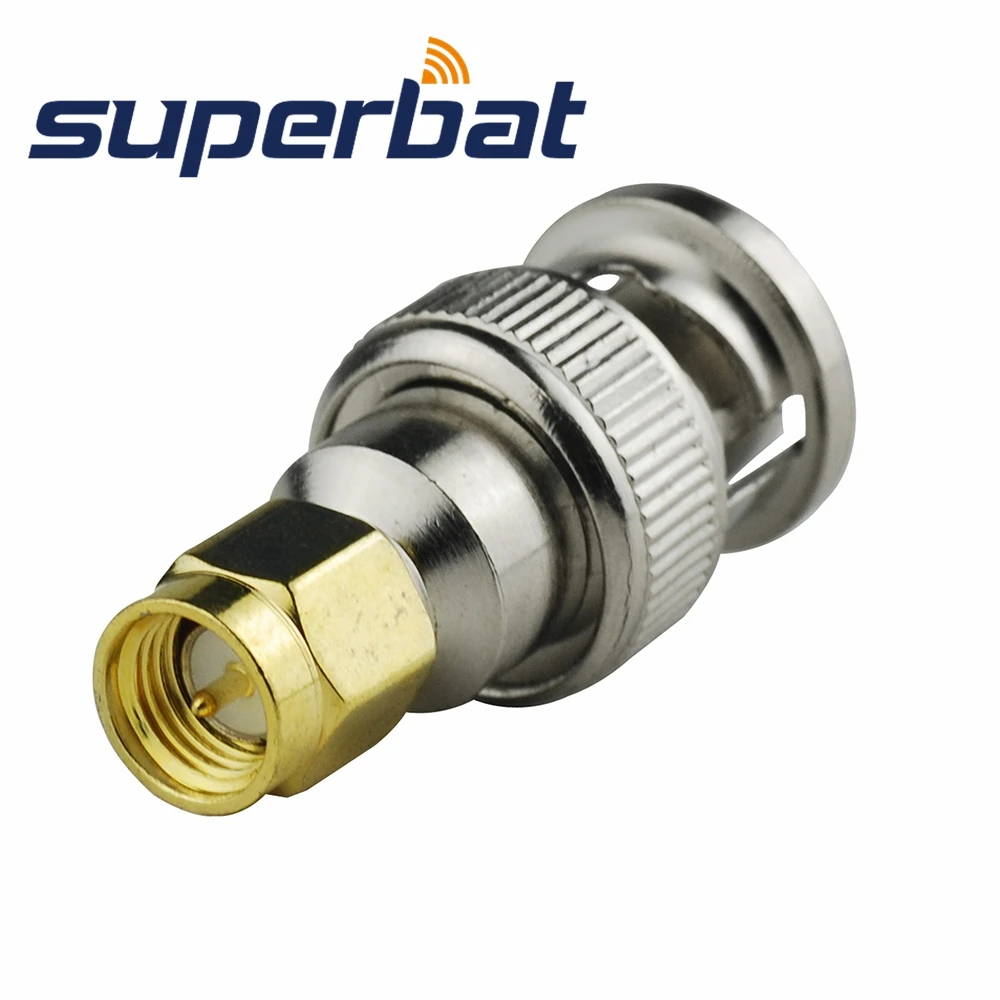 Только 50Ohm не содержит никель и позолоченные SMA BNC адаптер разъем штекер прямой