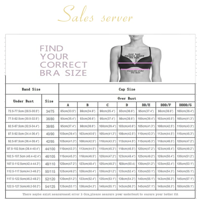 China Bra Size Conversion Chart