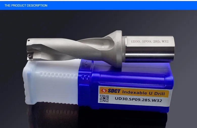 Zhuzhou Sant в dexable буровые инструменты U дрель UD30.SP09.285. W32 применимые вставки карбида SPGT090408 или SPMG090408