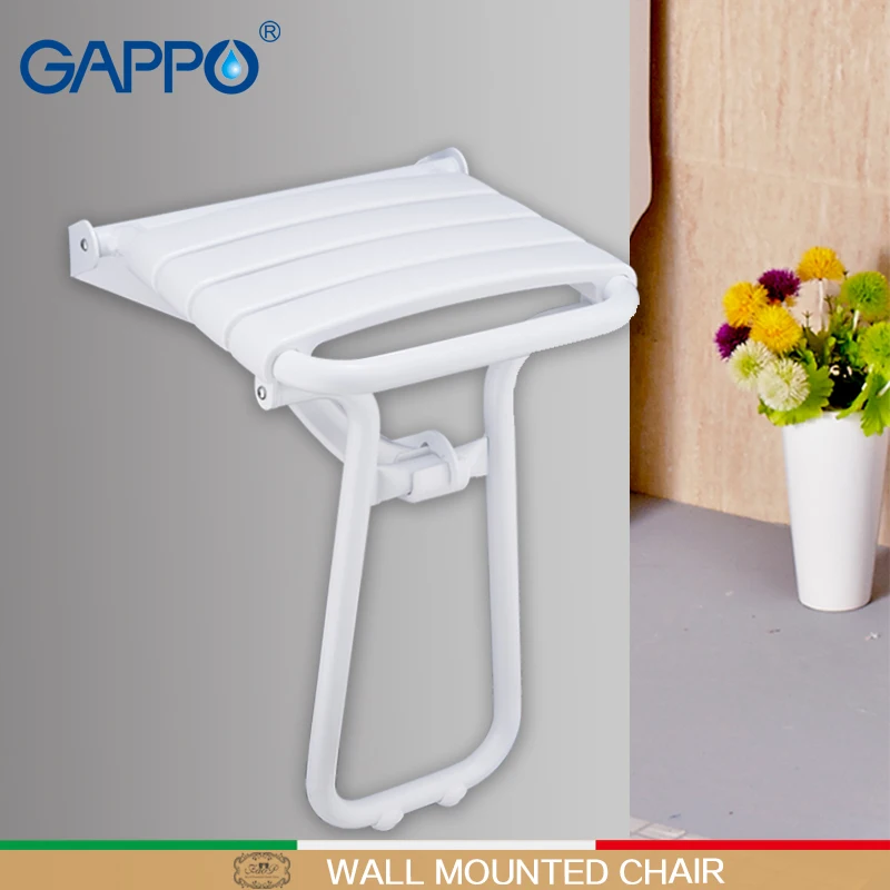

GAPPO Wall Mounted Shower Seats Bath bench shower Folding chair Shower Faucets bath tap mixers Waterfall bath Sets