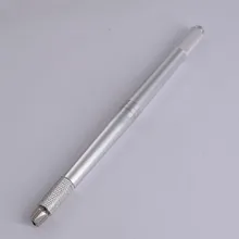 Вышивка тату ручка 3 головки ручка-держатель игл бровей губ постоянный макияж микроволокна косметические комплекты для татуажа аксессуары инструменты